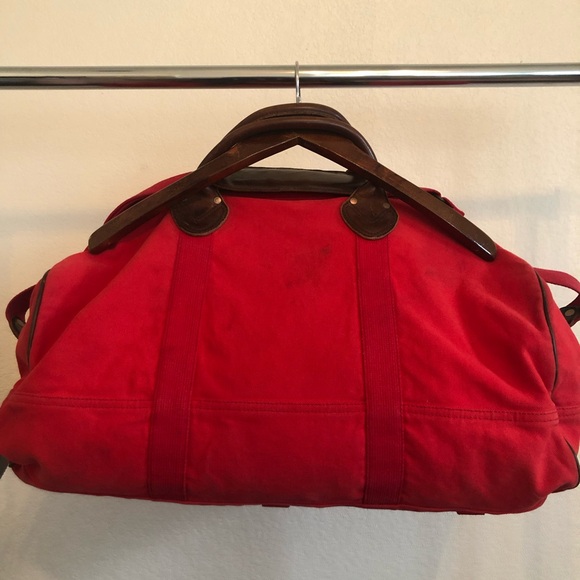 POLO RALPH LAUREN Canvas Leather Weekender Bag - Picture 7 of 7